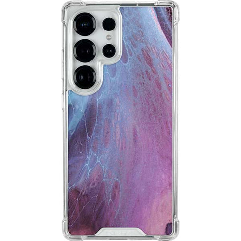Space Marble Galaxy S25 Ultra Clear Case